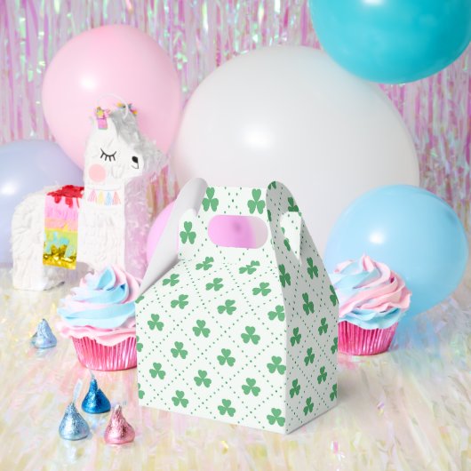 Elegant Klaverpatroon Gevel 5x3x6.5 Bedankdoosjes (Feest)