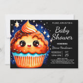 Elegant Klein Gebak Bliss Muffin Boy Baby shower Kaart (Voorkant)