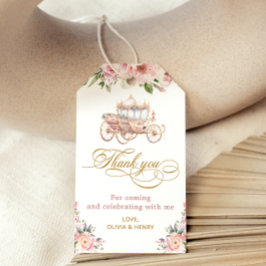 Elegant kleine prinses Baby shower dank u Cadeaulabel