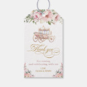 Elegant kleine prinses Baby shower dank u Cadeaulabel (Voorkant)