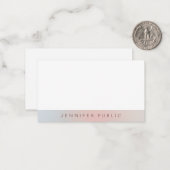 Elegant kleuren Moderne Minimale Sjabloon Eenvoudi (Voorkant / Achterkant in situ)