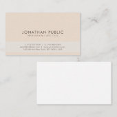 Elegant kleuren Moderne, stijlvolle Sjabloon Profe Visitekaartje (Voorkant / Achterkant)