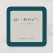 Elegant Kleuren Visitekaartje (Voorkant)