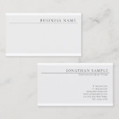 Elegant kleurenmodern Creative Simple Design Trend Visitekaartje (Voorkant / Achterkant)