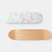 Elegant kleurig glitter Butterfly-ontwerp Persoonlijk Skateboard (Horizontaal)