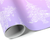 Elegant kleurig holografisch kerstpatroon cadeaupapier (Rol Hoek)