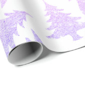 Elegant kleurig holografisch kerstpatroon cadeaupapier (Rol Hoek)