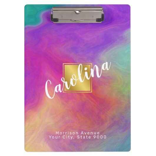 Elegant kleurig klembord (Voorkant)