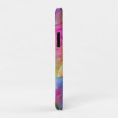 Elegant kleurig marmer monogram Case-Mate iPhone case (Achterkant/rechts)