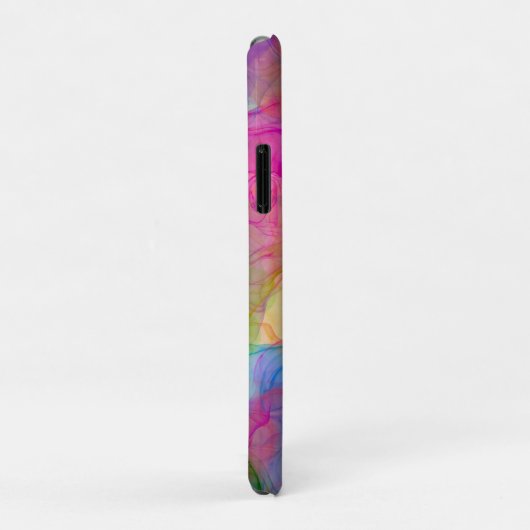 Elegant kleurig marmer monogram Case-Mate iPhone case (Achterkant/rechts)