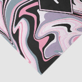 Elegant kleurig marmer roze paars blauw tissuepapier (Detail)