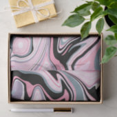 Elegant kleurig marmer roze paars blauw tissuepapier (Geschenk)