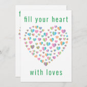 Elegant kleurig ontwerp van het kunststofpatroon kaart (Voorkant / Achterkant)