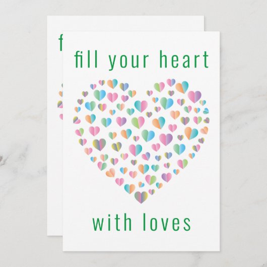 Elegant kleurig ontwerp van het kunststofpatroon kaart (Voorkant / Achterkant)