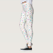 Elegant kleurig ontwerp van het kunststofpatroon leggings (Links)