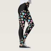 Elegant kleurig ontwerp van het kunststofpatroon leggings (Rechts)