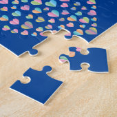 Elegant kleurig ontwerp van het kunststofpatroon legpuzzel (Zijkant)