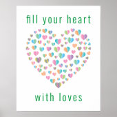 Elegant kleurig ontwerp van het kunststofpatroon poster (Voorkant)