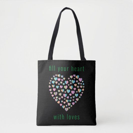 Elegant kleurig ontwerp van het kunststofpatroon tote bag (Voorkant)