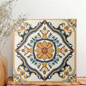 Elegant  Kleurig Spaans Tegeltje