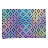 Elegant Kleurrijk Abstract Bloemencirkels Patroon Kussensloop (Voorkant-Rechts)