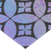 Elegant Kleurrijk Abstract Bloemencirkels Patroon Tafelkleed (Gekanteld)