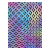 Elegant Kleurrijk Abstract Bloemencirkels Patroon Tafelkleed (Voorkant)