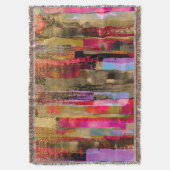 Elegant kleurrijk abstract deken (Voorkant Verticaal)