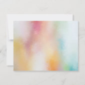 Elegant kleurrijk Abstract kunstmatig, modern Notitiekaartje (Voorkant)