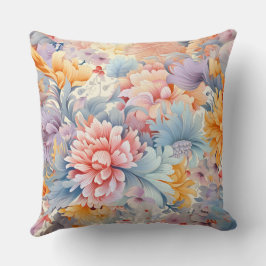 Elegant kleurrijk bloemenpatroon Japan Art Kussen