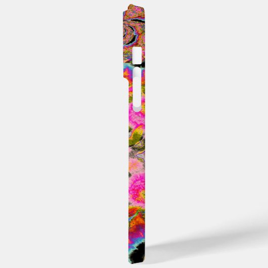 Elegant kleurrijk bloemig abstract patroon Case-Mate iPhone case (Achterkant / Links)