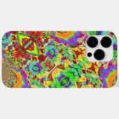 Elegant kleurrijk bloemig abstract patroon Case-Mate iPhone case (Achterkant (horizontaal))