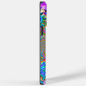 Elegant kleurrijk bloemig abstract patroon Case-Mate iPhone case (Achterkant / Rechts)