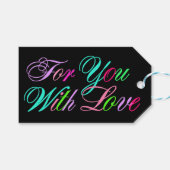 Elegant kleurrijk cadeau Label - SRF Cadeaulabel (Voorkant (Horizontaal))