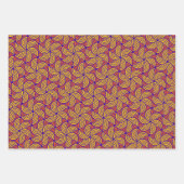 Elegant Kleurrijk Concentrisch Cirkelpatroon Inpakpapier Vel (Voorkant)