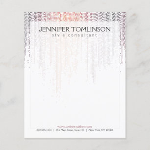 Elegant Kleurrijk Confetti Regen Patroon Flyer