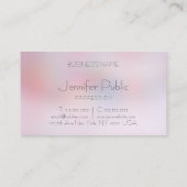 Elegant kleurrijk Eenvoudig design Moderne Sjabloo Visitekaartje (Achterkant)