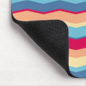 Elegant kleurrijk, feestelijk Abstract golfpatroon Muismat (Hoek)