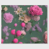 Elegant kleurrijk flessenpakpapier cadeaupapier (Vlak)
