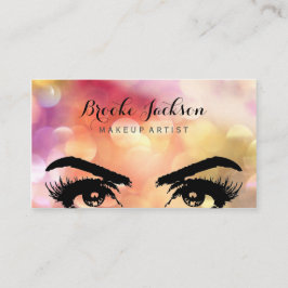 Elegant kleurrijk glanzend glanzend en heldermaken visitekaartje