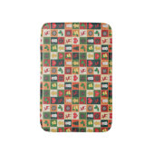 Elegant kleurrijk kerstpatroon | Bath Mat (Voorkant Verticaal)