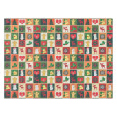 Elegant kleurrijk kerstpatroon | Tablecloth Tafelkleed (Voorkant (Horizontaal))