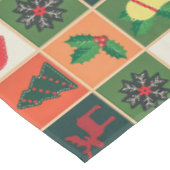 Elegant kleurrijk kerstpatroon | Tablecloth Tafelkleed (Gekanteld)