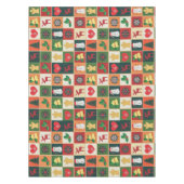 Elegant kleurrijk kerstpatroon | Tablecloth Tafelkleed (Voorkant)