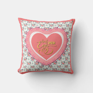 Elegant Kleurrijk Lente Bloemen Waterverf Patroon Kussen