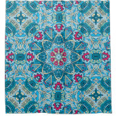 Elegant kleurrijk naadloos patroon douchegordijn (Voorkant)