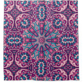 Elegant kleurrijk naadloos patroon douchegordijn (Voorkant)