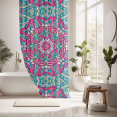 Elegant kleurrijk naadloos patroon douchegordijn