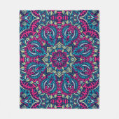 Elegant Kleurrijk naadloos patroon Douchegordijn Fleece Deken (Voorkant)