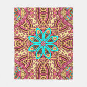 Elegant Kleurrijk naadloos patroon Douchegordijn Fleece Deken (Voorkant)